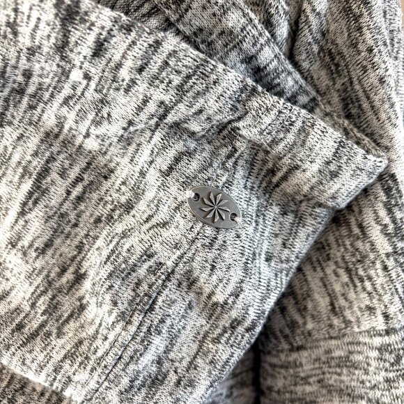 Athleta Gray Hooded Sweatshirt Pullover – Thumbholes & Kangaroo Pocket, Size M - Picture 5 of 10
